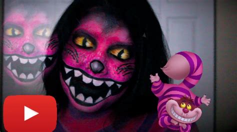 Cheshire Cat Halloween Makeup Tutorial Jordan Hanz Recreation