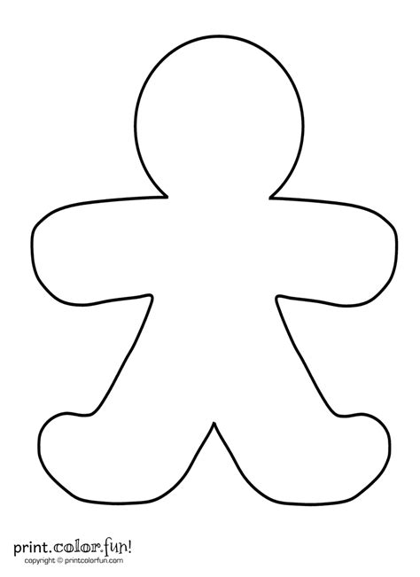 Decorate blank gingerbread man coloring pages. Gingerbread Man | Print. Color. Fun! Free Printables ...
