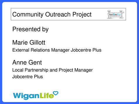 Ppt Community Outreach Project Powerpoint Presentation Free Download