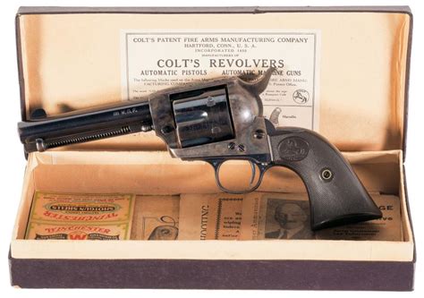 Sold At Auction 1st Gen Colt Single Action Army Revolver Box