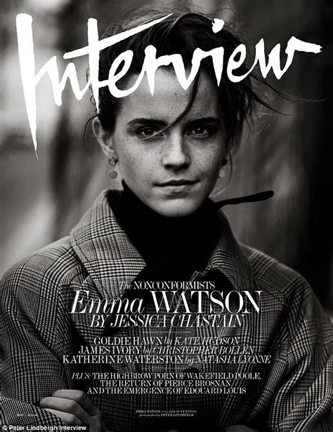 Emma Watson Covers The May Issue Of Interview Magazine Daily Mail Online