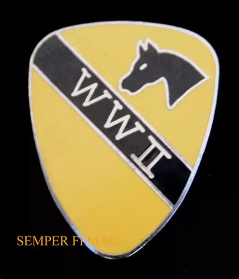 1st Cavalry Division Ww2 World War 2 Cav Us Army Hat Pin Fort Hood Tx