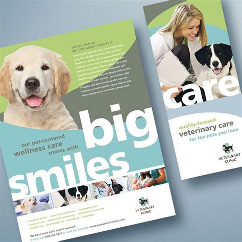 Veterinary Clinic Brochure Template Design By Stocklayouts Brochure