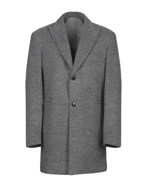 Emanuel Ungaro Coat In Grey Gray For Men Lyst
