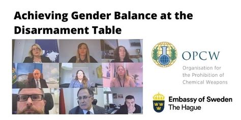 How Sweden Can Help The Opcw To Achieve More Gender Equality Sweden Abroad