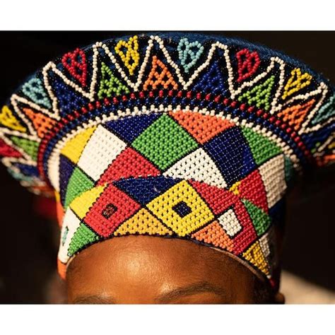 Zulu Beaded Basket Hat 01 Multi Color — Luangisa African Gallery African Hats Fascinator
