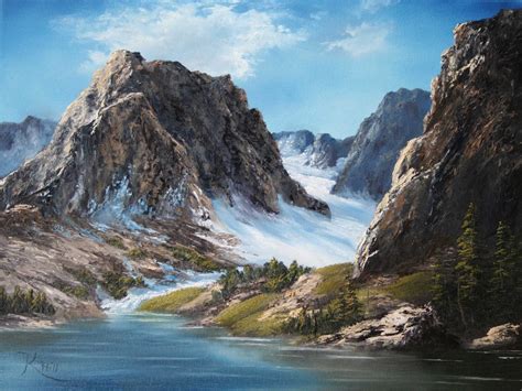 Mountain Pass By Kevin Hill Oil Painting
