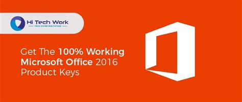 Get The 100 Working Microsoft Office 2016 Product Keys