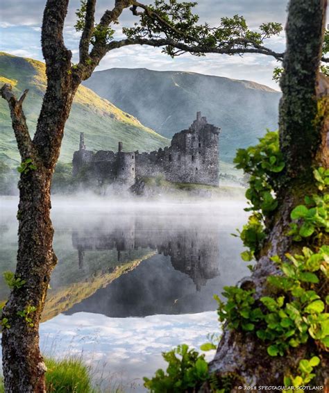 Best Of Scotland Highlands On Instagram Foggy Morning At The Kilchurn