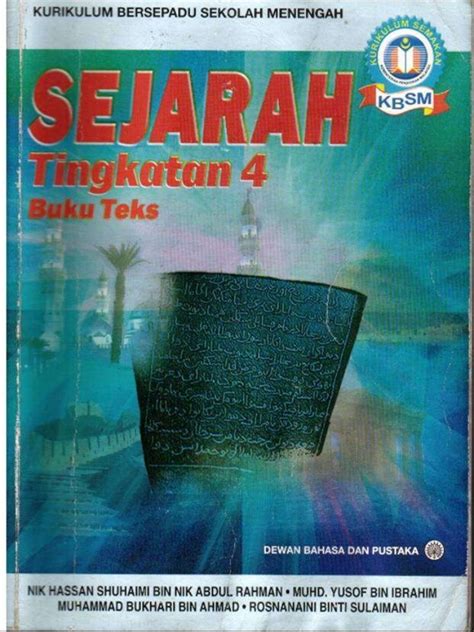 SPBT SMKTIZ BUKU TEKS Jom Kenali Penulis Buku Teks Sejarah Tingkatan 4