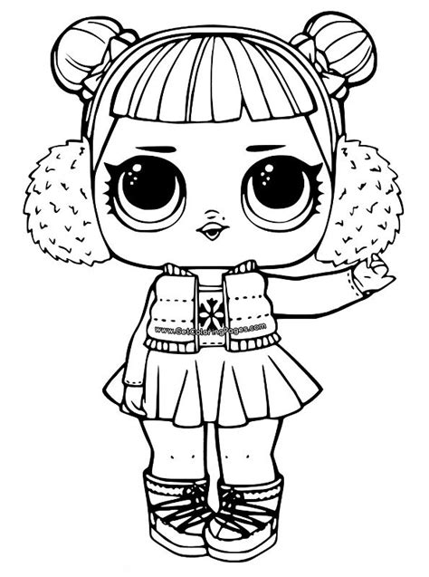 Lol surprise doll troublemaker coloring page free printable. Kids-n-fun.com | Coloring page L.O.L. Surprise Dolls Snow Angel