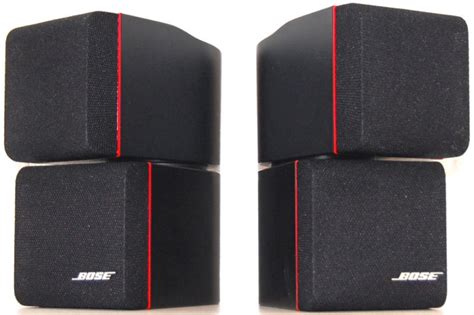 Rewind Audio BOSE Acoustimass Lifestyle Double REDLINE Cube Speakers