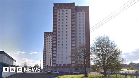 Glasgow Flat Death Suspicious After Woman Fell 11 Floors Bbc News