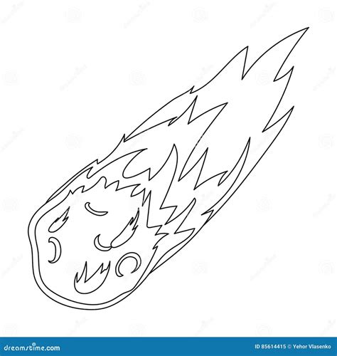 Comet Coloring Pages Sketch Coloring Page
