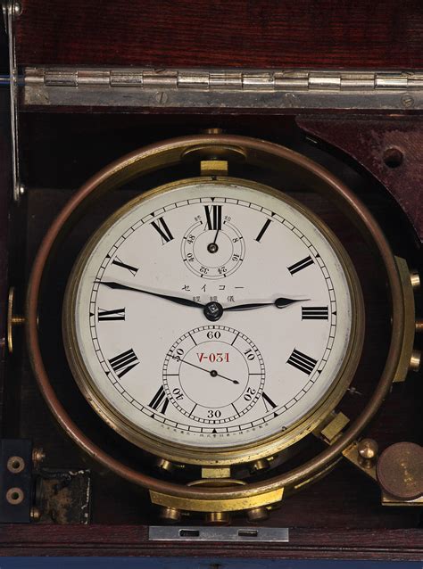 C1942 Very Rare Japanese 56 Hour Marine Chronometer