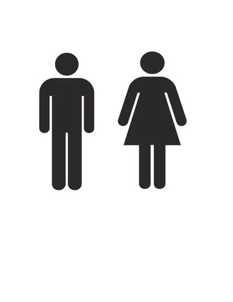 Men Women Restroom Vinyl Decal Sticker Sign Mens Womens Etsy Vinyl