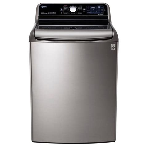Lg 57 Cu Ft High Efficiency Top Load Washer Graphite Steel Energy