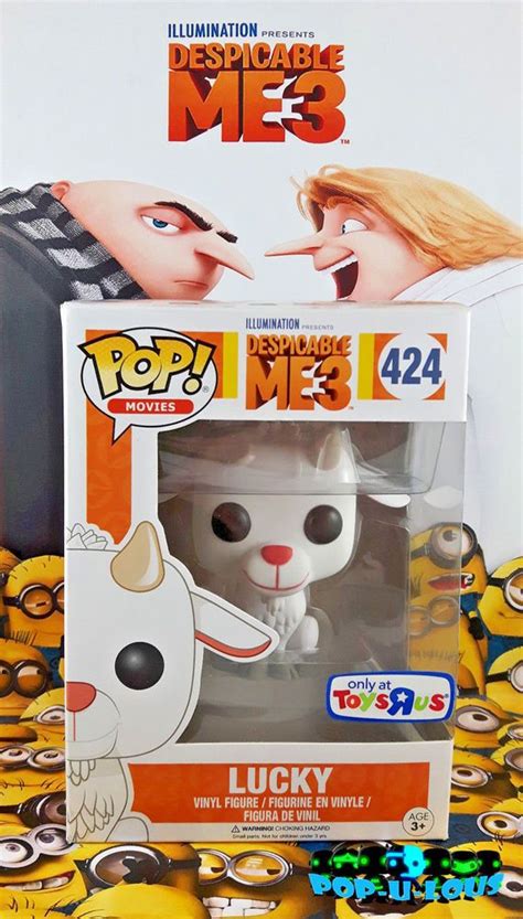 Funko Pop Movies Despicable Me 3 424 Lucky Toys R Us Exclusive Vinyl
