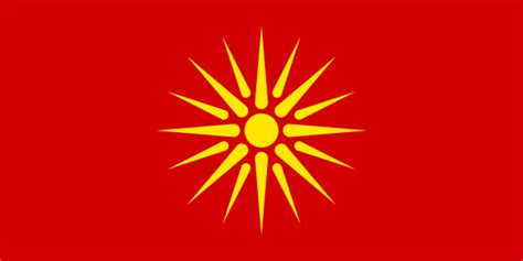 Enquanto as faixas azuis simbolizam o céu azul, a cor branca representa a neve dos andes. República da Macedônia 1992 - 1995 | Bandeiras do mundo ...