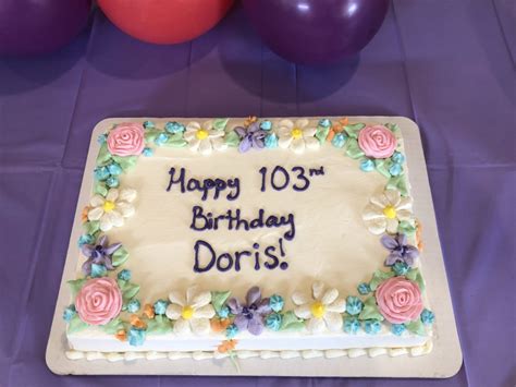 Happy Birthday Doris Juniper Communities