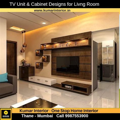 These trending modern tv unit design ideas are typically characterised by clean lines and uncluttered structure. TV unit for living room, - #tvunitdesignmodernBedroom # ...