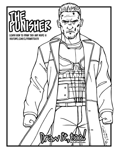 Mobilepunisher Coloring Pages Coloring Pages