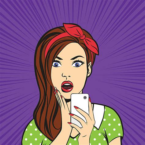 Best Surprised Woman Illustrations Royalty Free Vector Graphics And Clip