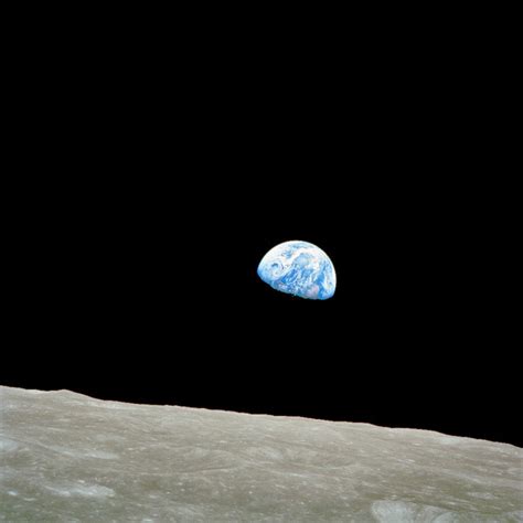 Foto Da Terra Nascendo Vista A Partir Da Lua