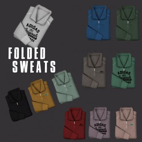 Leo 4 Sims Folded Sweats • Sims 4 Downloads