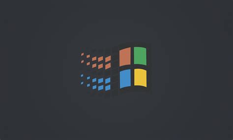 Download Logo Minimalist Technology Windows Hd Wallpaper