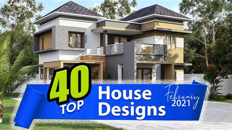 Top 40 House Designs Of February 2021 Kerala Home Design Youtube