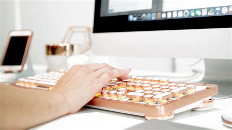 Rose Gold Typewriter Keyboard Popsugar Love And Sex