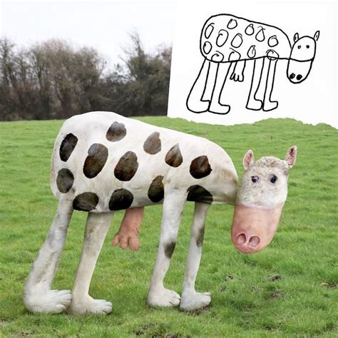 20 Kids Drawings Turned Into Terrifying Real Animals Demilked