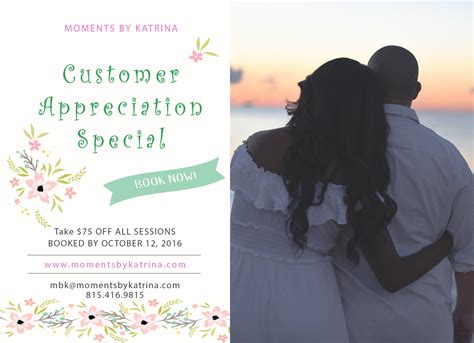Customer Appreciation Month Moments By Katrina Photography