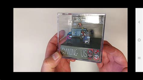 Making An Unique Among Us Papercraft Cube Youtube