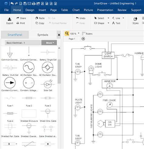 In a nutshell, the program allows the end user to create professional looking. SmartDraw Free Electrical Schematic Diagram Software