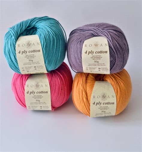 Things I Love Rowan 4 Ply Cotton Yarn — Phoebeandegg
