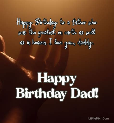 120 Birthday Wishes For Dad In Heaven Birthday Images