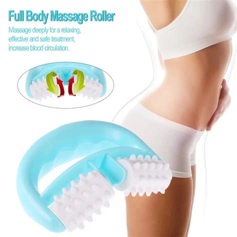 New 1pc Slimming Massage Roller Handheld Fat Control Roller Cellulite Leg Massager Abdomen Legs