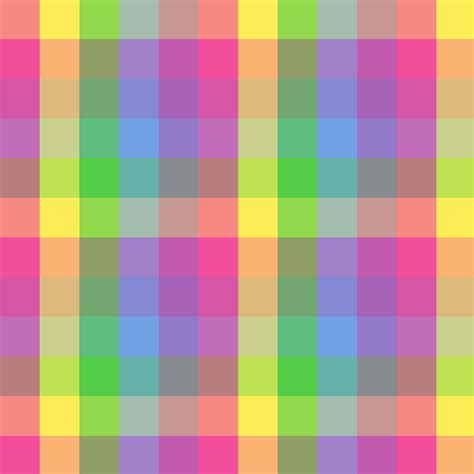 Free Download Cute Colorful Checkered Pattern Free Clip Art 6981x6981