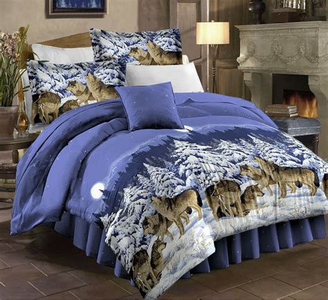 Check out our twin bed comforter selection for the very best in unique or custom, handmade pieces from our duvet covers shops. Mountain Home Cabin Lodge Wolf Wolves Twin Comforter Set ...