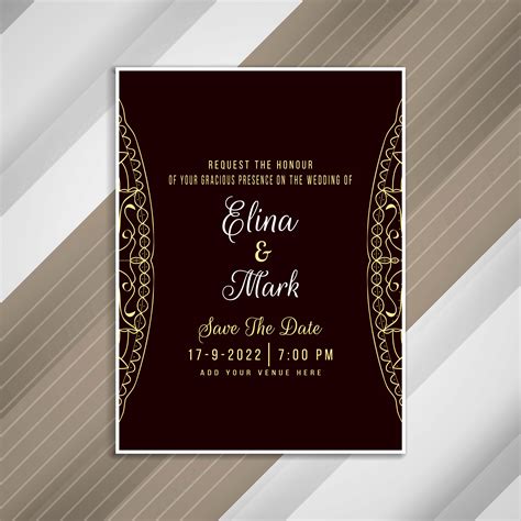 Wedding Invitation Designs Free Download Photos Cantik