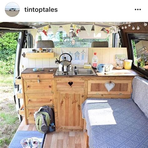 Clever And Best Campervan Conversion Ideas Bed Table