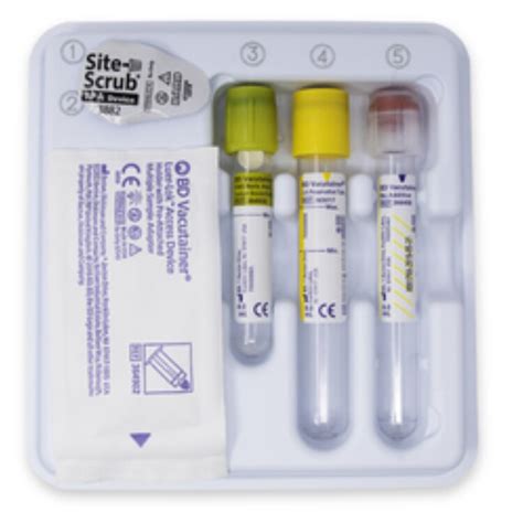 Urine Sampling Kit With BD Vacutainer Tubes With Conventional Closure