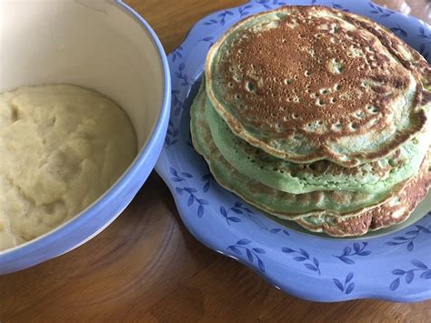 Pandan is basically a plant that's extensively used as flavouring in the south and we used pandan extract to make the pancakes, and the coconut milk to make the custard. Pandan Pancakes with Coconut Custard | ThriftyFun
