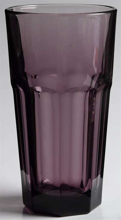 Gibraltar Violet Dark Purple Cooler By Libbey Glass Company Glass Company Libbey Glass