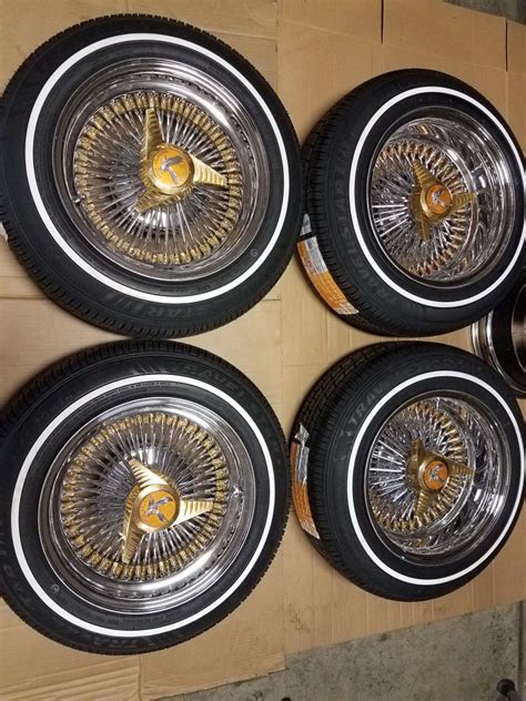 14x7 Roadster 80 Spoke Wire Wheels Usa Made In 1995 Cash Or Trade 14