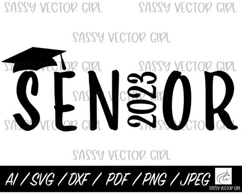 Senior 2023 Svg 2023 Graduation Cap Svg Class Of 2023 Svg Etsy