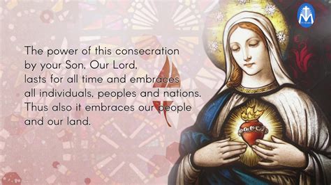 Act Of Consecration To The Immaculate Heart Of Mary Youtube