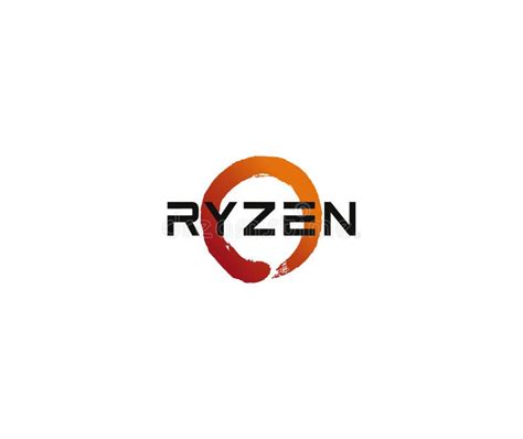 Ryzen Logo Editorial Illustrative On White Background Editorial Image